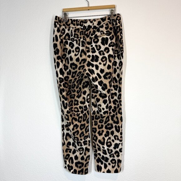Banana Republic Pants Leopard Animal Print Lounge Pull On Small - Picture 5 of 12